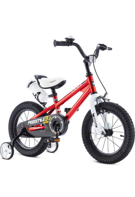 Royal Baby Freestyle 18" Children's Bicycle with Water Bottle and Holder | Red